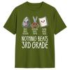 Nothing Beats 3rd Grade Funny Back To School T-Shirt Men Y2K Fun T Shirts Beach Breathable Hip Hop Tees Printed Big Size Tops