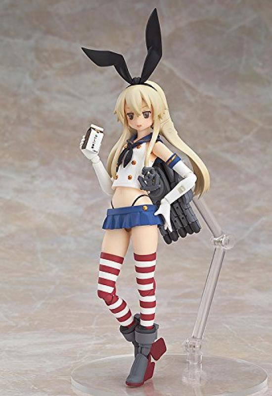 Kantai Collection -KanColle- Alloy Shimakaze Non-scale ABS & PVC & Diecast Painted Movable Figure