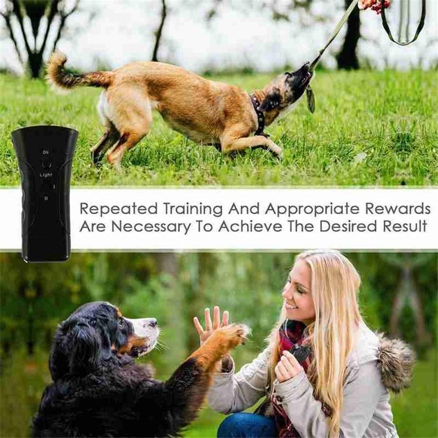Ultrasonic Pet Dog Stop Barking Away Anti Bark Training Repeller Control Device