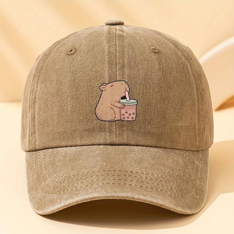 Cute printed baseball cap with fashionable, simple and versatile style, suitable for both Unisex and Women