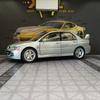 1:24 Simulation Mitsubishi EVO 9th Generation Alloy Car Model Ornament Collection Door Can Open Sound and Light Sports Car