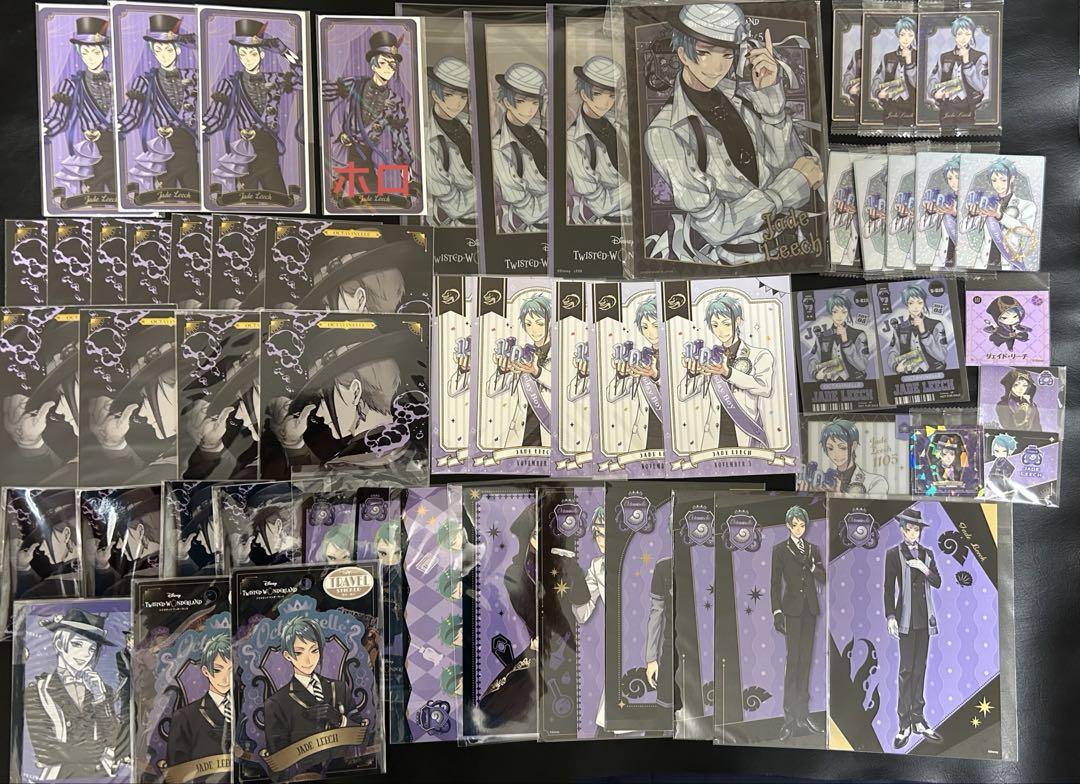 

[USED] Twisted Wonderland Jade Paper Bundle, Posca Bonus Stickers, Wafers