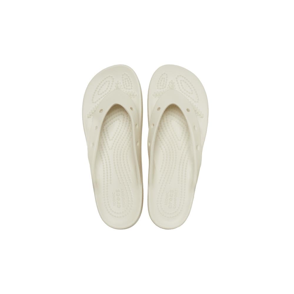 Classic Platform Flip Flip Flops for Cm [Crocs] Women, Beige, 21.0