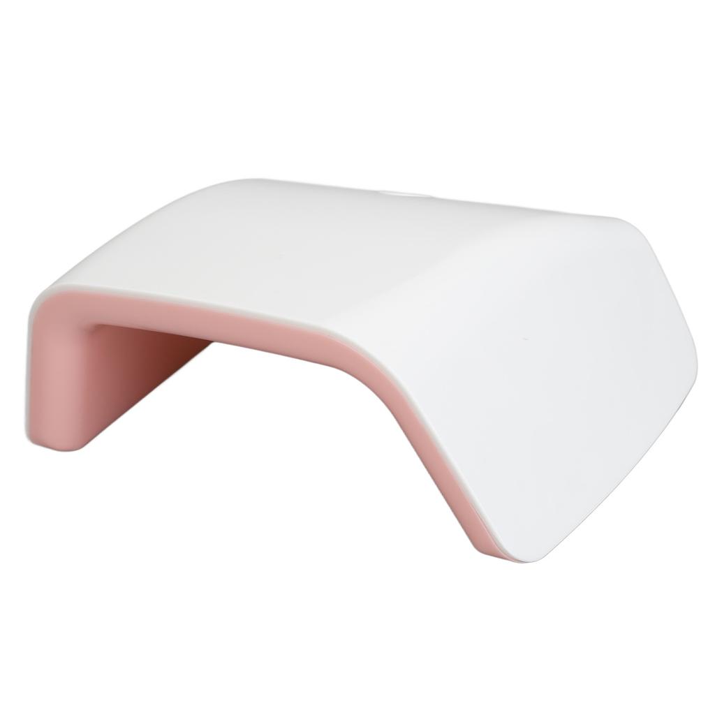 Nail Lamp 30W 15pcs Light Chips LED Manicure Light with USB Charging Cable for Salon Pink