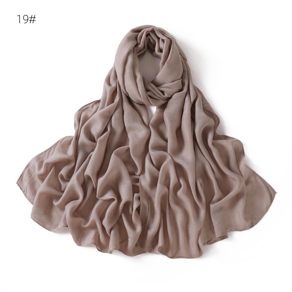 "High-Quality Modal Rayon Women's Shawl: Thin, Breathable, Cotton-Linen Blend Scarf"