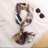 New scarf retro silk scarf printing simulation fashion versatile long scarf high sense Internet celebrity streamer decoration