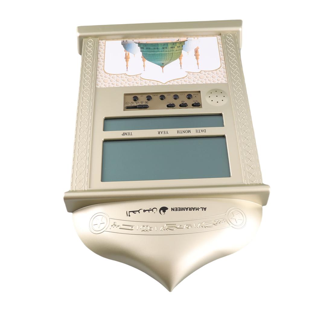 Digital Azan Mosque Clock Calendar Alarm Clock Multifunction Wall Clock for Home Decoration