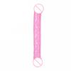 Double-Headed Dragon Penis Butt Plug Lengthened Transparent Female Tonglala Crystal Penis Simulation Masturbation Stick Device Adult Sex Product