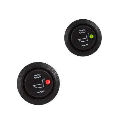 Universal Round Heater Locker 3 Pin Car Seat Heater Switch - 2 Pack Perfect for Car, SUV