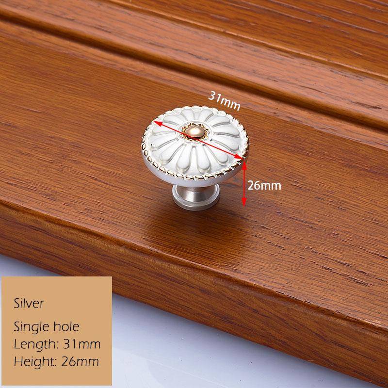 KAK European Zinc Alloy Cabinet Handles Wadrobe Door Pulls Drawer Knobs Kitchen Cupboard Handles Furniture Handle Hardware