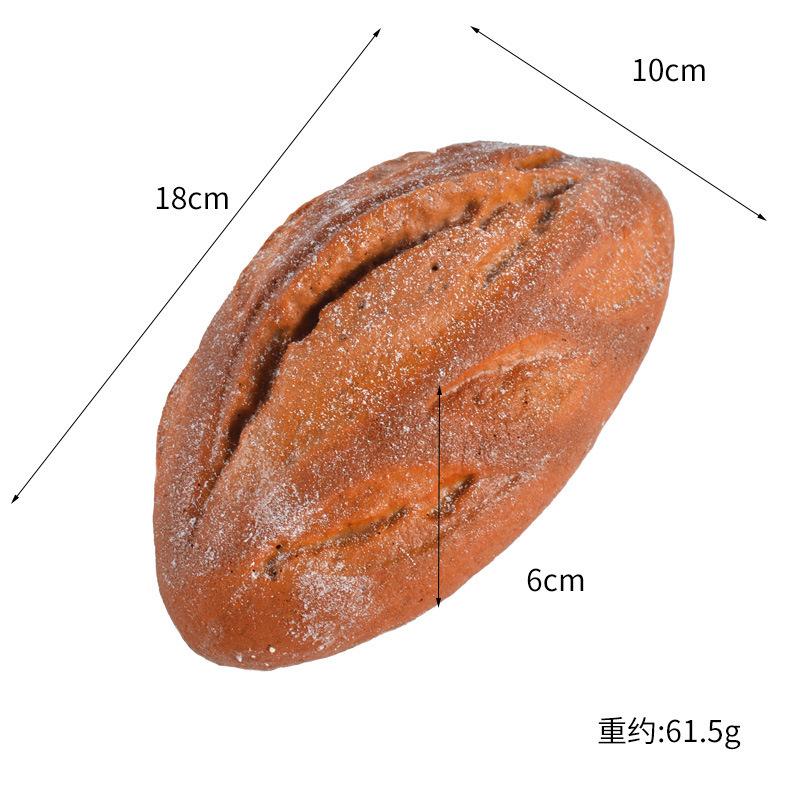 PU-Simulation Französisches Roggenbrotmodell Künstliches Brot Fake-Kuchen Bäckerei-Ausstellungsstücke Ornamente Foto-Requisiten Festival-Deko