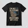 Resting My Eyes Dad Shirt Funny Sleeping Dad Father's Day