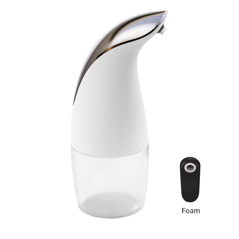 Touchless Soap Dispenser Automatic Induction Foam Dispenser for Bathroom Equipment Kitchen Toilet Sanitizer ABS+PC | Liquid Soap Dispensers (White)