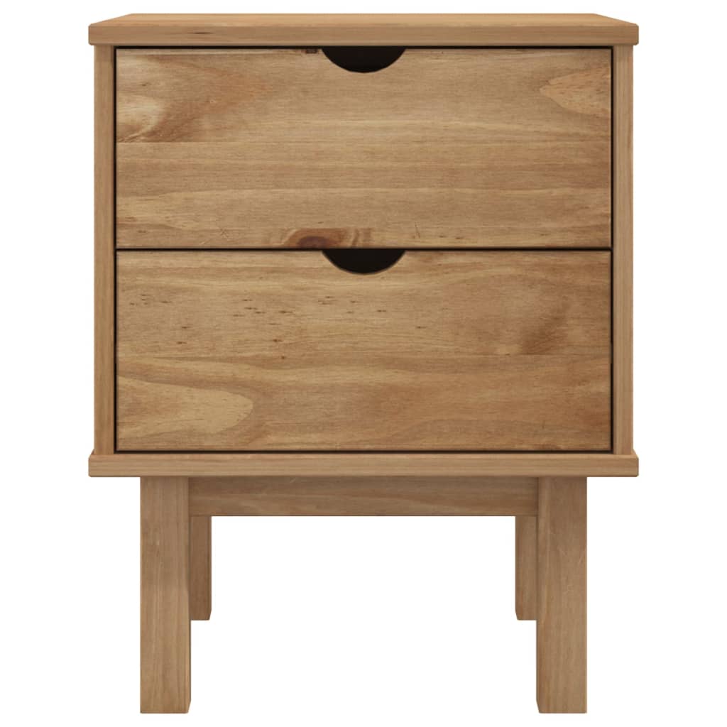 Vidaxl Szafka Nocna Otta, 45X39X57 Cm, Lite Drewno Sosnowe