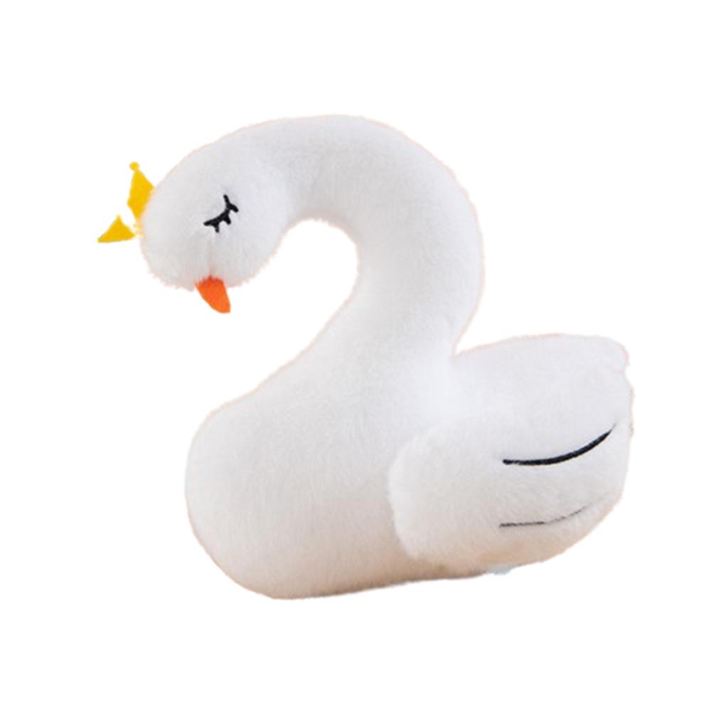 Realistice White Goose Plush Toys Soft Material Desktop Companion Desktop Decoration