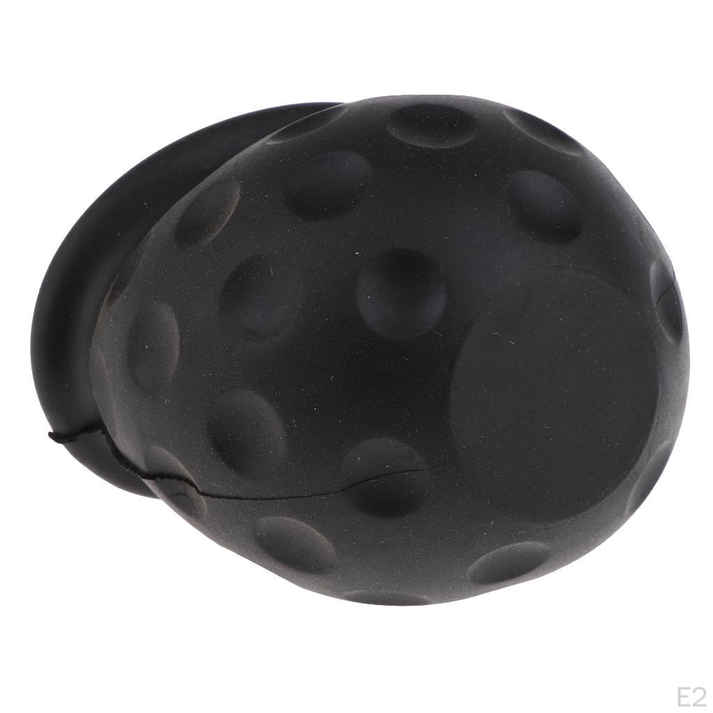 Universal 50mm Tow Ball Cover Caps Towing Hitch for Caravan Trailer Black