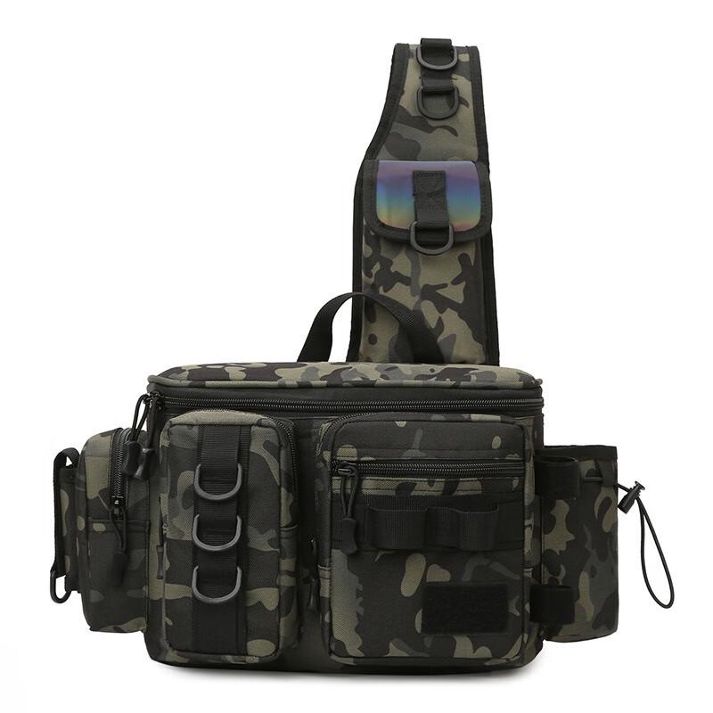 Men's Multi-functional Lure Fishing Waist/Shoulder Bag