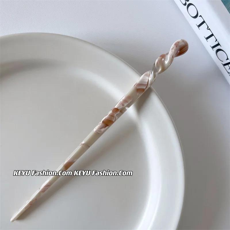 Fashionable Chinese Style Hairpin Retro Acetate Chopsticks Women's Hairpin Hairpin Pin Wedding Hair Accessories