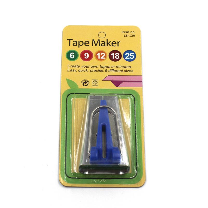 DIY Patchwork Tools: Bias Tape Maker & Threader Set (6 Sizes: 6/9/12/18/25/50mm)