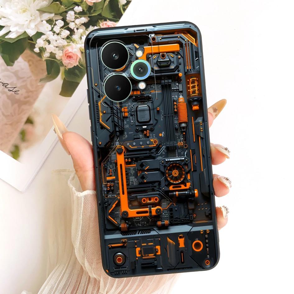 For Realme 15 Pro 5G Case Shockproof TPU Cover Popular Daisy Soft Silicone Phone Case For Realme 15 Coque Realme 15T 15Pro Pouch