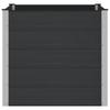 Raised Garden Bed Black 100 X 100 X 91 Cm