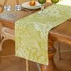 Tasse Table Runner Vintage Printed Pastoral Style Placemat Sideboard Cabinet Dust Cover Room Dining for Home Party Table Decor