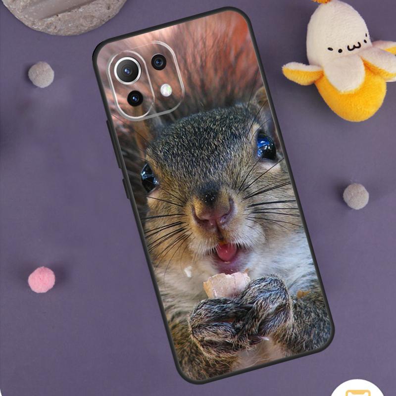 Squirrel Cute Animals Case For Xiaomi 15T Pro 13T 14T 14 15 Ultra 17 Pro Max POCO F8 Pro F5 F6 F7 X5 X6 X7 Cover