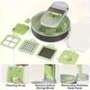 Hand Guard Multifunctional Vegetable Cutter Stainless Steel Food Grater Kitchen Slicer  for Potato