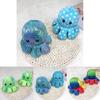 Adorable Sequin Double-sided Flip Reversible Octopus Plush Toy For Kids Joyful Moments