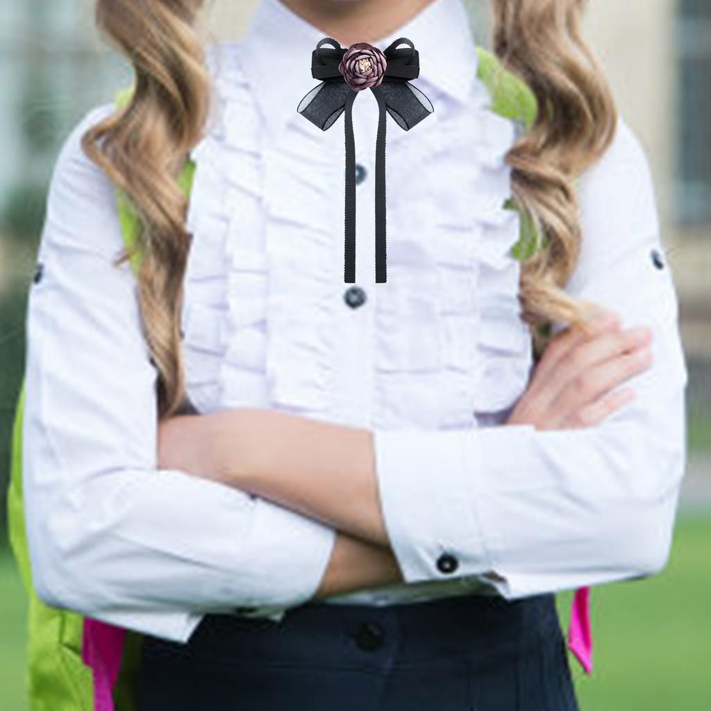 Stylish Ribbon Bow Tie with Decorative Bowknot Fashionable and Personalized Accessory