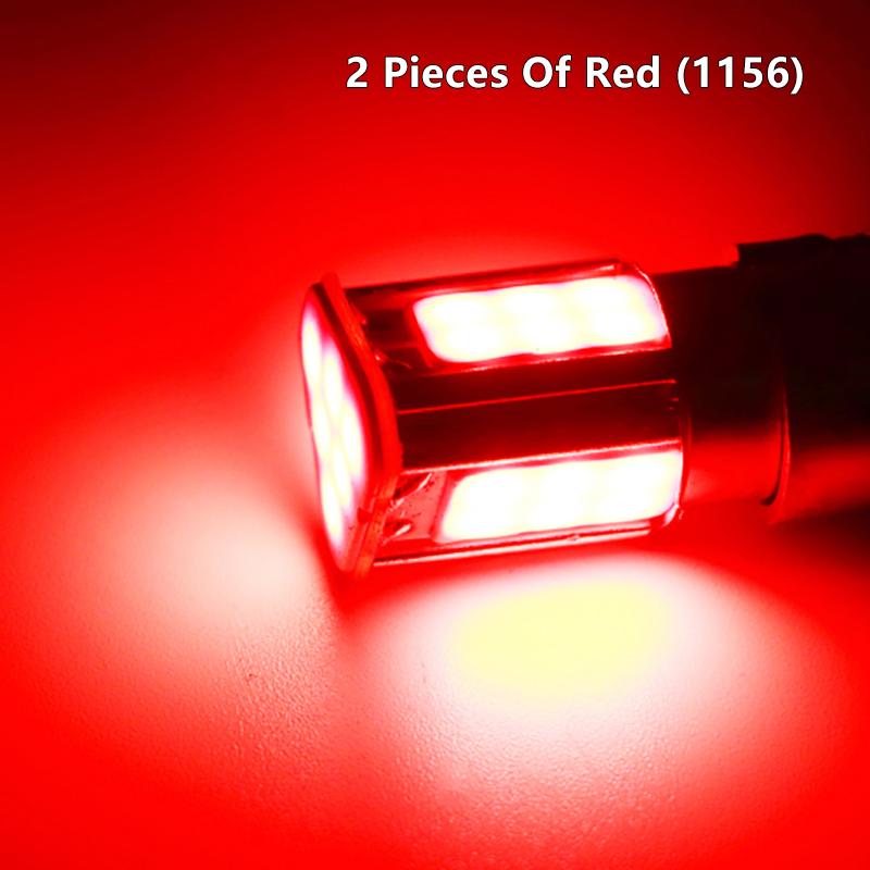 2Pcs Big Cob Led 1156 1157 Ba15S Brake Lights Bulbs 12V For Car Reverse Stop Brake Rear Lights Bulbs