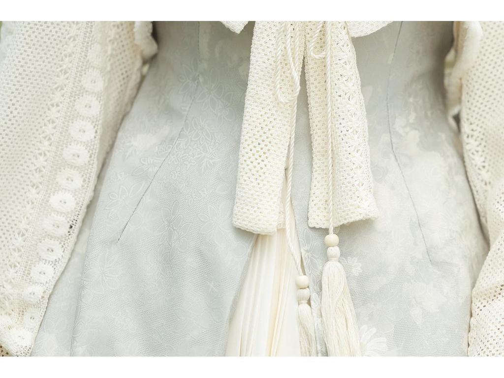 Yi Meng Ge Fangcao Ji Hanfu Set for Women - Chinese Style Top and Dress 7389