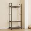 Elegant Multifunctional Coat Rack with Wheels - Japanese and Korean Style
