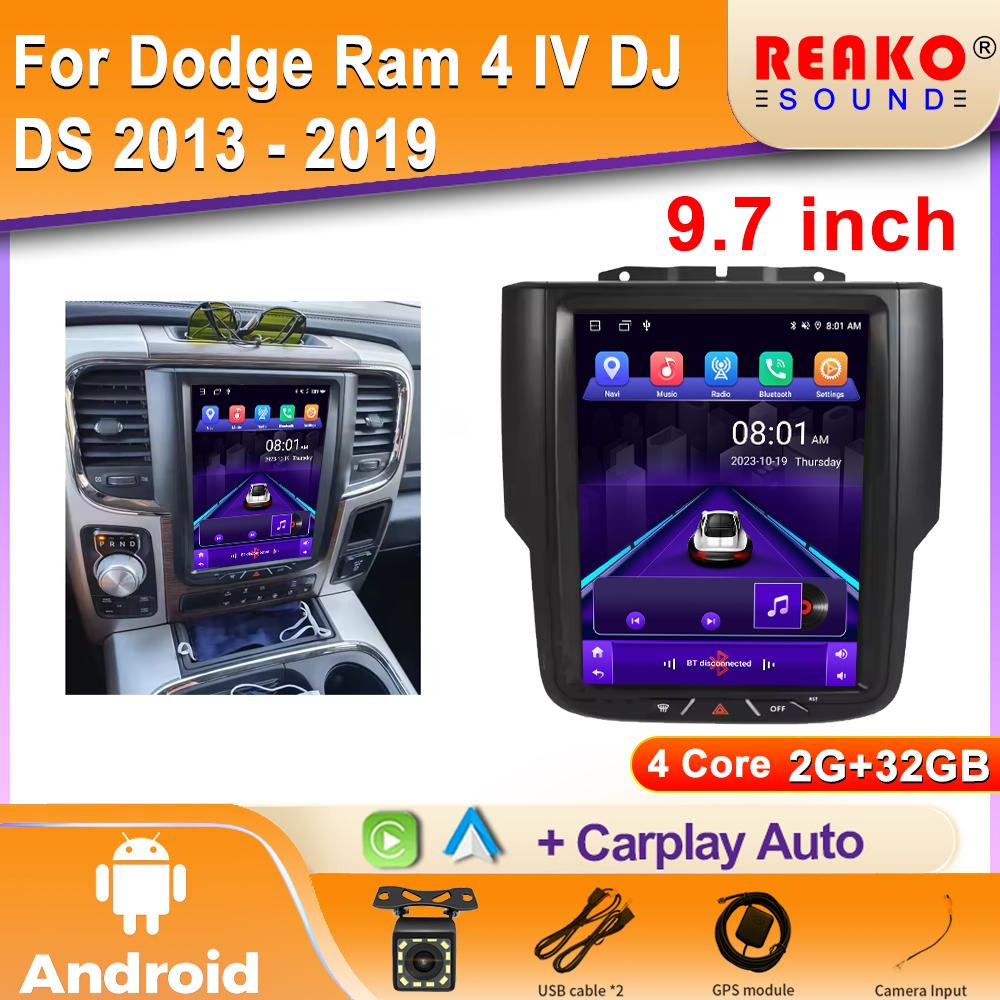 

Android 9,7 дюймов для Dodge Ram 4 IV DJ DS 2013 - 2019 экран автомобильный радиоприемник мультимедиа видеоплеер навигация GPS 4 core 2GB+32GB carplay