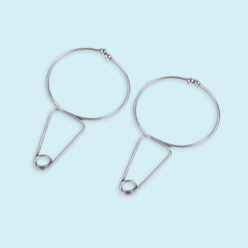 Magnetic Ear Acupuncture Point Clamp With Ear Acupuncture Points Chart Stainless Steel Massage Clip Portable Ear Massager Clip