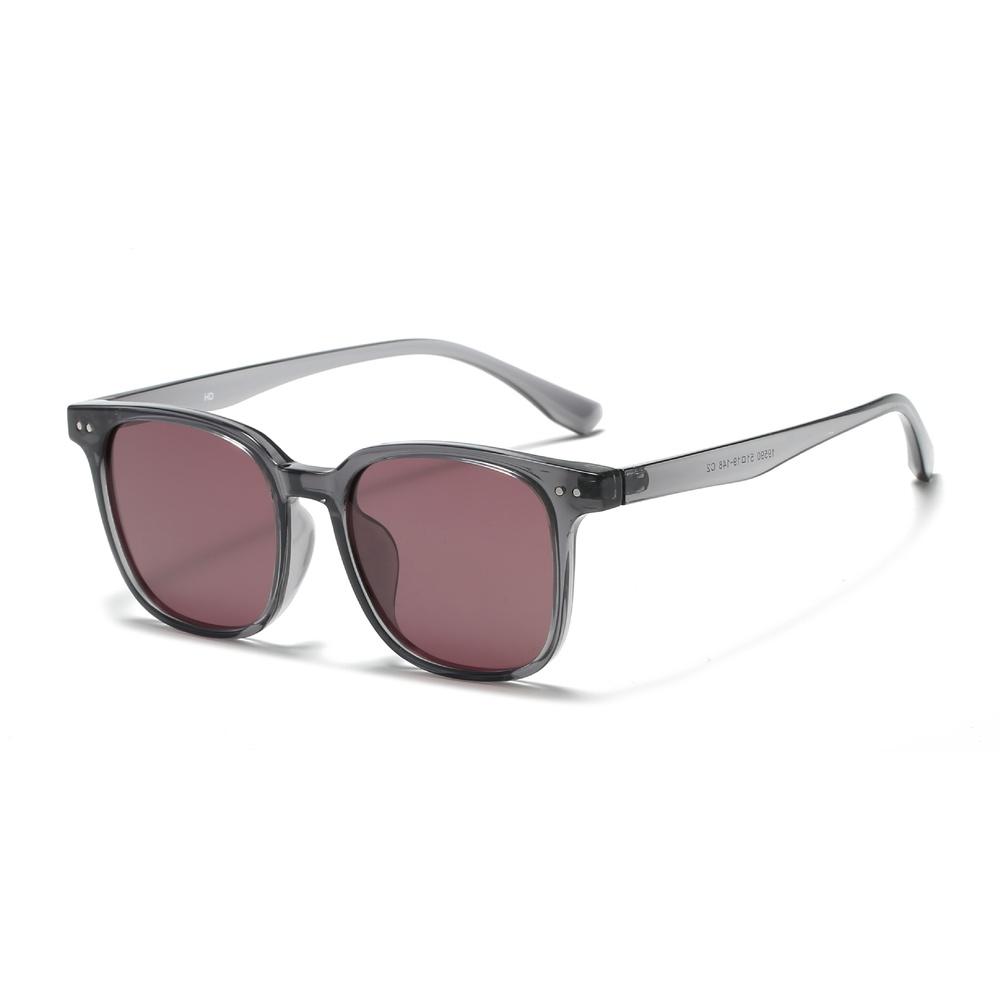 

Tr90 Square Glasses Versatile Uv400 Eyewear Unisex Sun Glasses Polarized Polarized Sunglasses For Travel Driving Daily Sun сірий