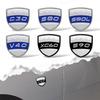 3D Metal Car Styling C30 S80 S80L V40 S90 XC60 Emblem Badge Decal Tail Trunk Decor For Auto Accessories