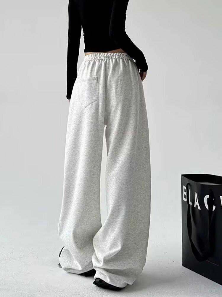 Femeii pantaloni largi de trening Vintage Baggy primăvară toamnă streetwear Y2K pantaloni largi cu picior casual hip hop sport pantaloni doamnă