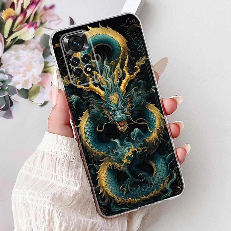 Cute Cat Cartoon Cover For Xiaomi Redmi Note 11 Casing Silicone Soft TPU Fundas Phone Back Case For Redmi Note 11 S 11S Coque