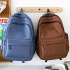 Three-piece nylon backpack student bag