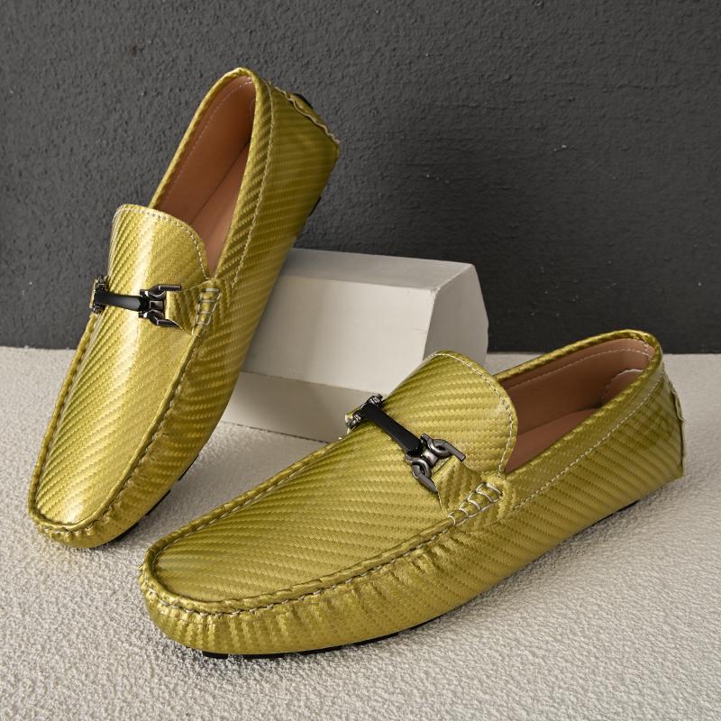 Módní mokasíny Pánské ručně vyráběné ležérní nazouvací boty PU kůže Pánské mokasíny Venkovní pohodlné prodyšné Pánské řidičské boty