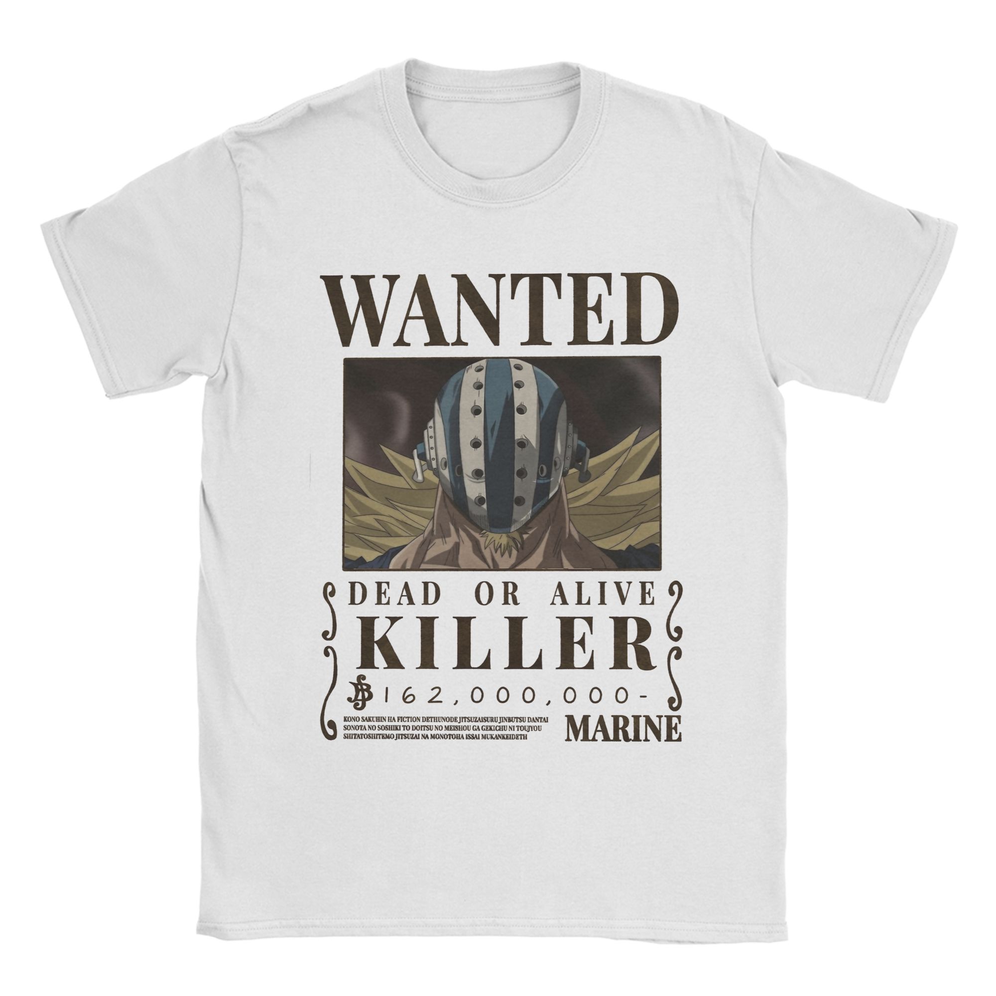Killer Hitokiri Kamazo Bounty Poster T Shirt Unisex Women 100 Cotton TShirts one piece Tee Shirt Short Sleeve Clothing Original S