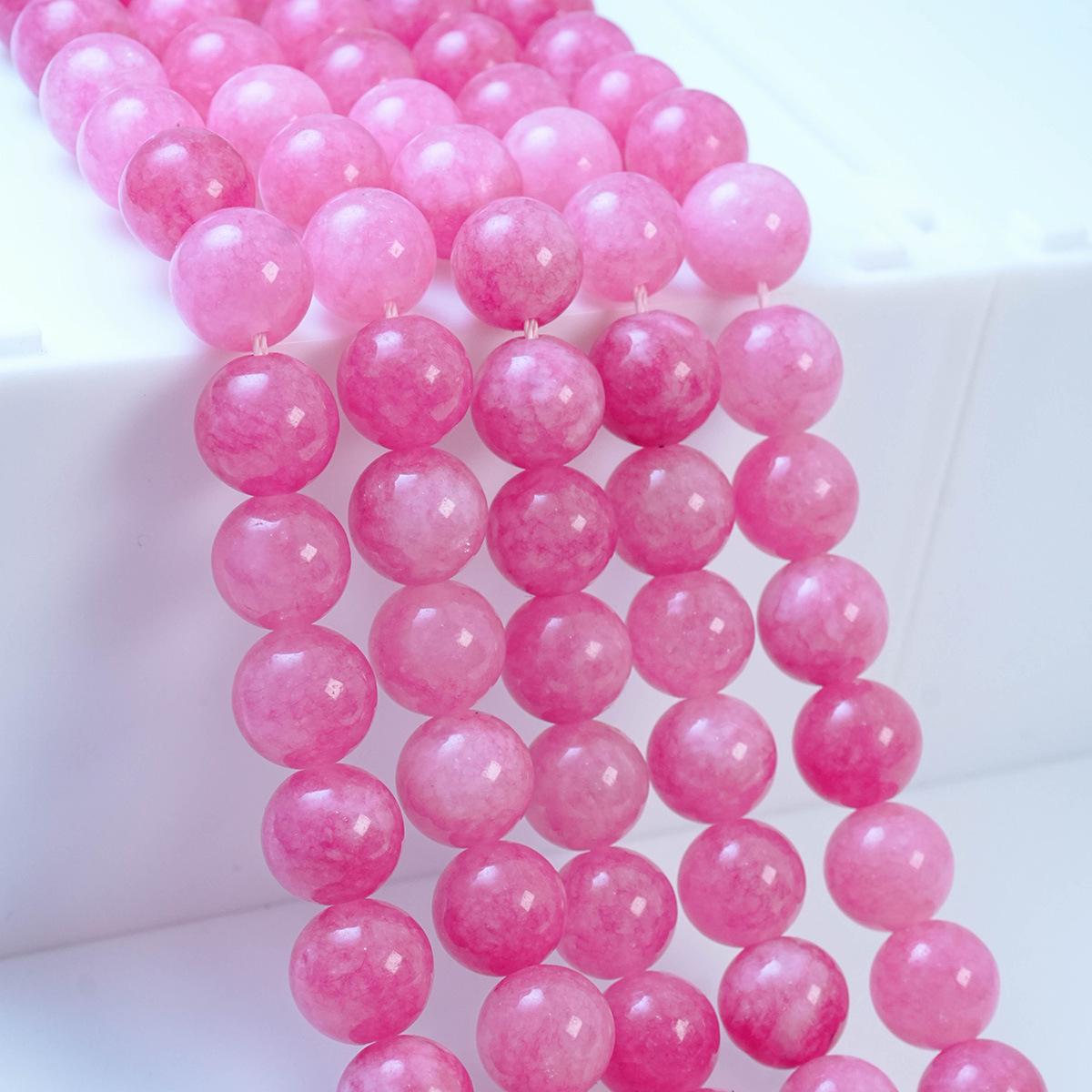 

Оптимизированные белые бусины из натурального камня для самодельных браслетов из бисера 10mm round beads (37 pieces)