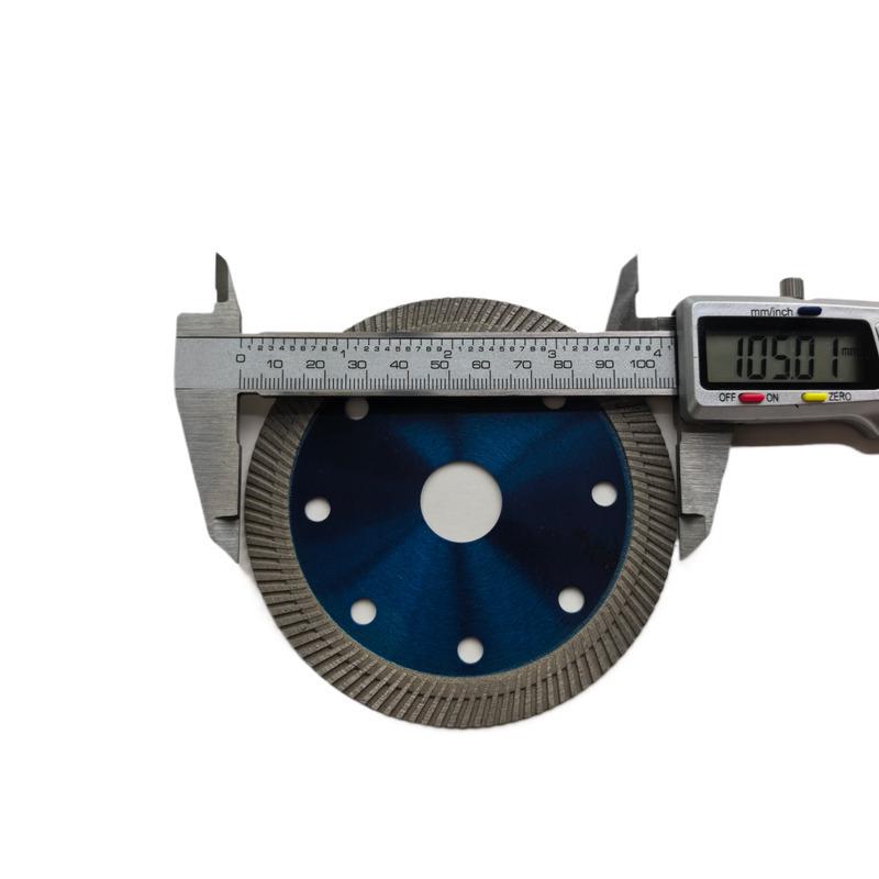 Ultra-Thin 105 Tile Cutting Blade for Slabs, Ceramics, Marble - Dry Cut Angle Grinder Disc