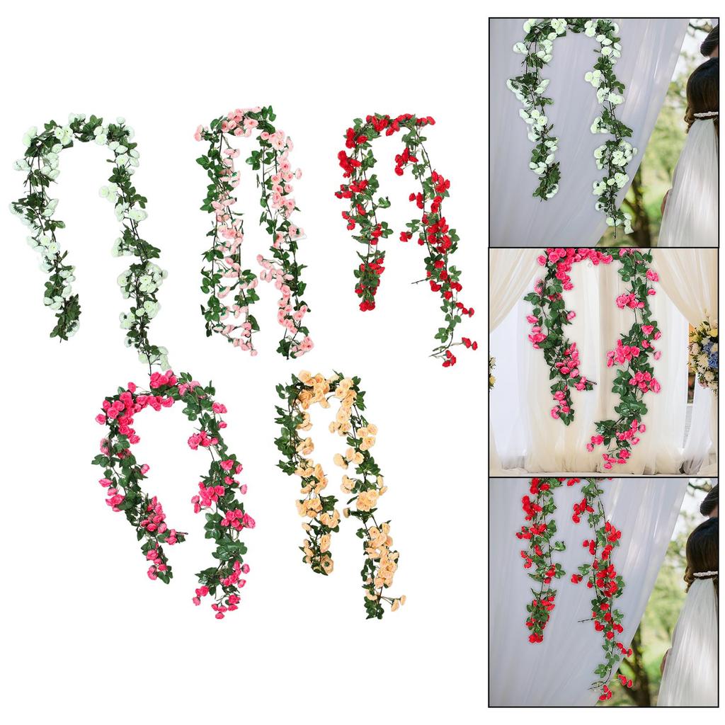 Artificial Rose Vine for Chic Home Styling