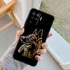 Cartoon German Shepherd Dog Case For Oppo A18 A78 A98 A38 A58 A60 A80 A40 A96 A76 A16 A94 A74 A54 A15 A17 A57 A77 A5 Pro