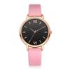 Leather Band Quartz Watch PU Strap Ladies Watch Minimalist Analog Watch  Formal Occasions