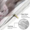 Cute Cat Print Duvet Cover Set (1 Duvet Cover & 1/2 Pillowcase) Soft Aesthetic Bedding Set for Kids Room Bedroom