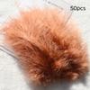 50Pcs Premium Soft Turkey Marabou Feathers Fluffy Craft Feathers for Kids Art Project Birthday Party Decor