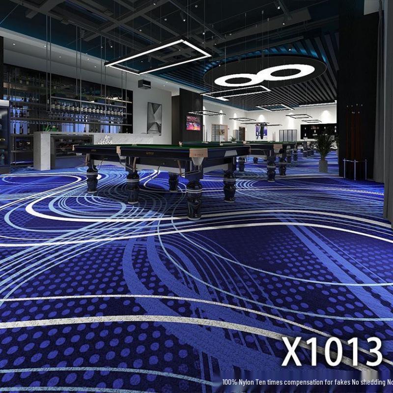 Billiard & Table Tennis Room Carpet - Full Coverage, Wear-Resistant, Flame Retardant, Soundproof
